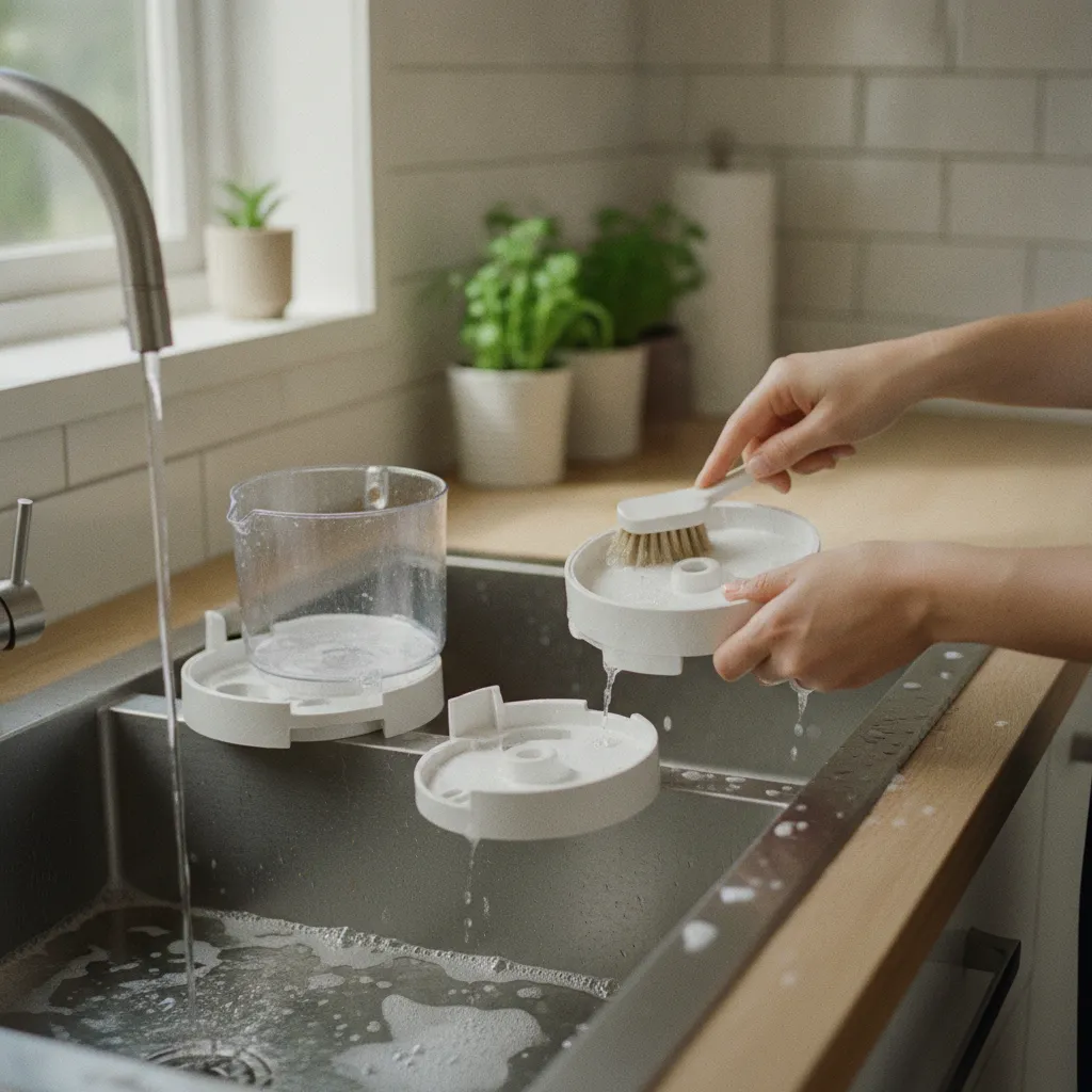 Le nettoyage hebdomadaire du réservoir garantit une hygiène alimentaire optimale pour le chat