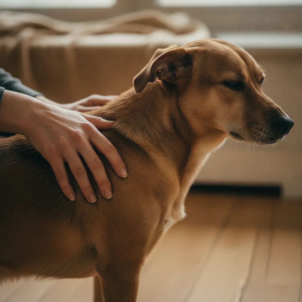 La palpation des côtes est le geste clé pour vérifier si la ration de votre chien est adaptée