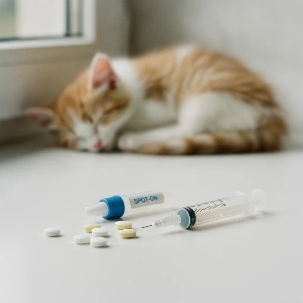Comprimés, pipettes et pâtes orales sont les principales formes de vermifuges disponibles pour les chatons