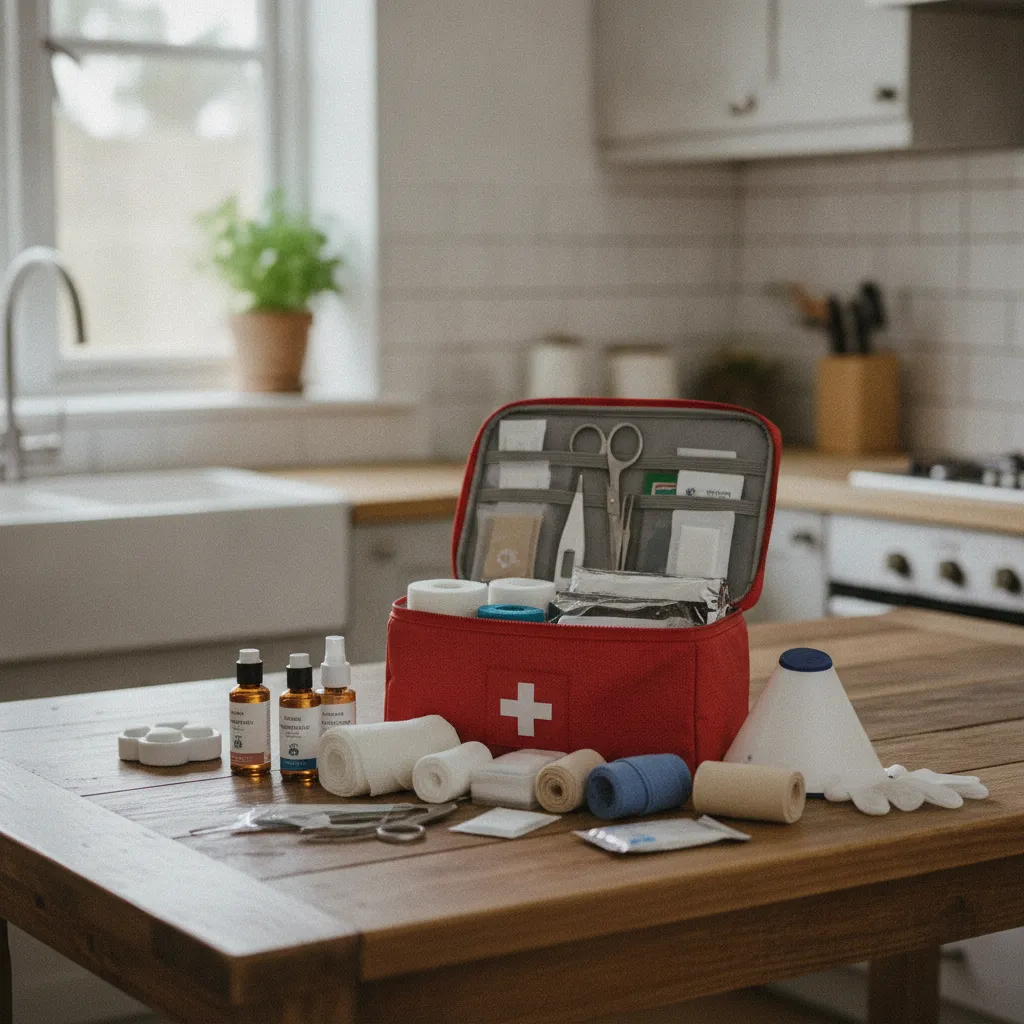 Trousse de premiers secours pour animaux à préparer en cas d'urgence vétérinaire